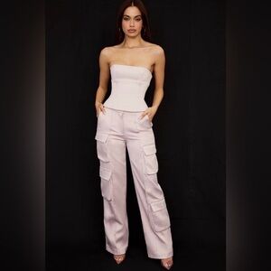 House of CB Pink Cargo Pant